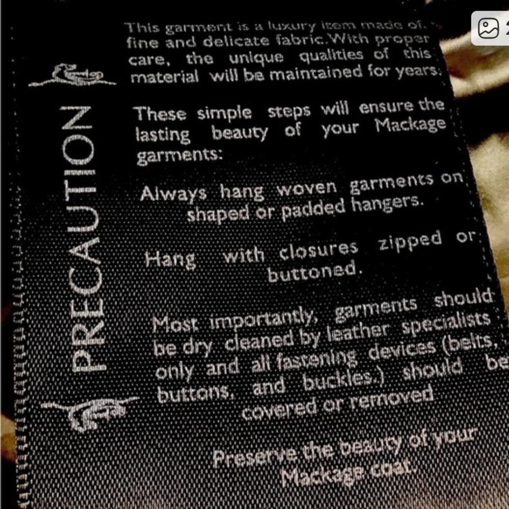 SALE Mackage Black Puffer Coat - Picture 6 of 7